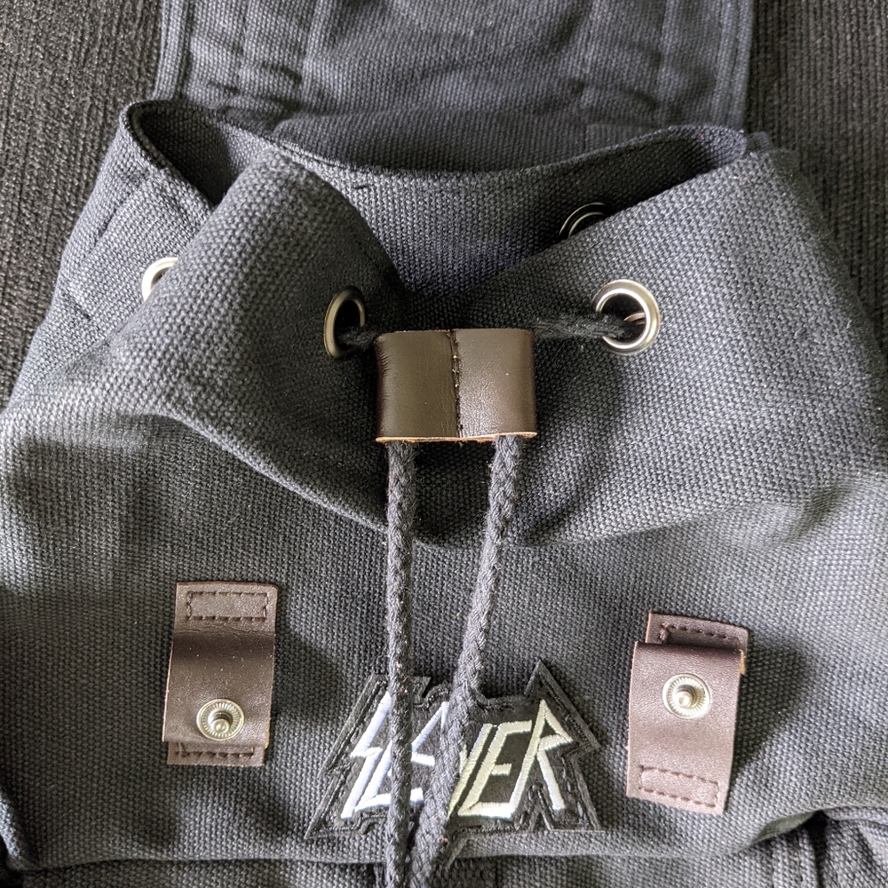 Concert bag, Heavy metal black backpack, skull - Picture 9 of 9